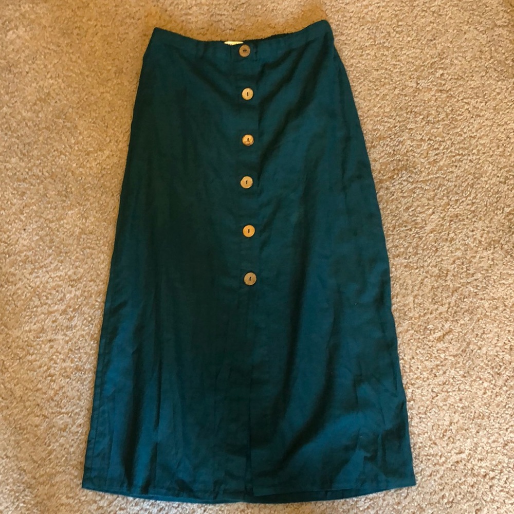 Teal skirt
